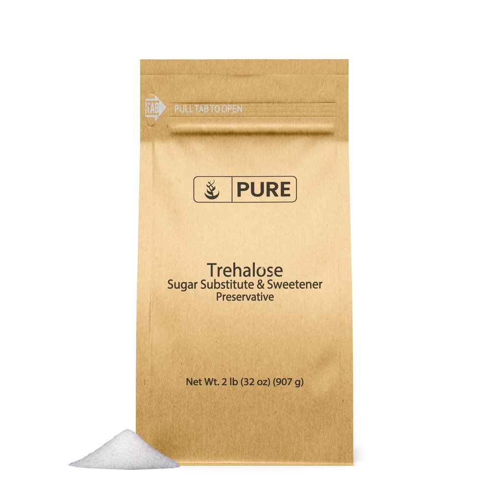 Pure Original Ingredients Trehalose (2 lb) Sugar Substitute, Natural Sweetener, Drinks & Baking