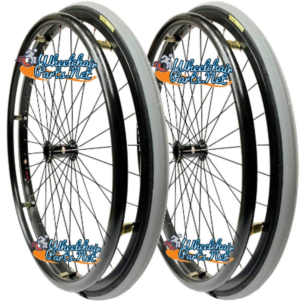24" (540mm) L20 wheel With PRIMO Racer Tires. Set of 2 (24" With GREY Color Tire)