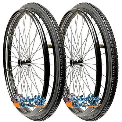 24" (540mm) Sun L20 Wheel With Pneumatic Tires in Grey or Black Color (24" Wheel With BLACK Street Tire)