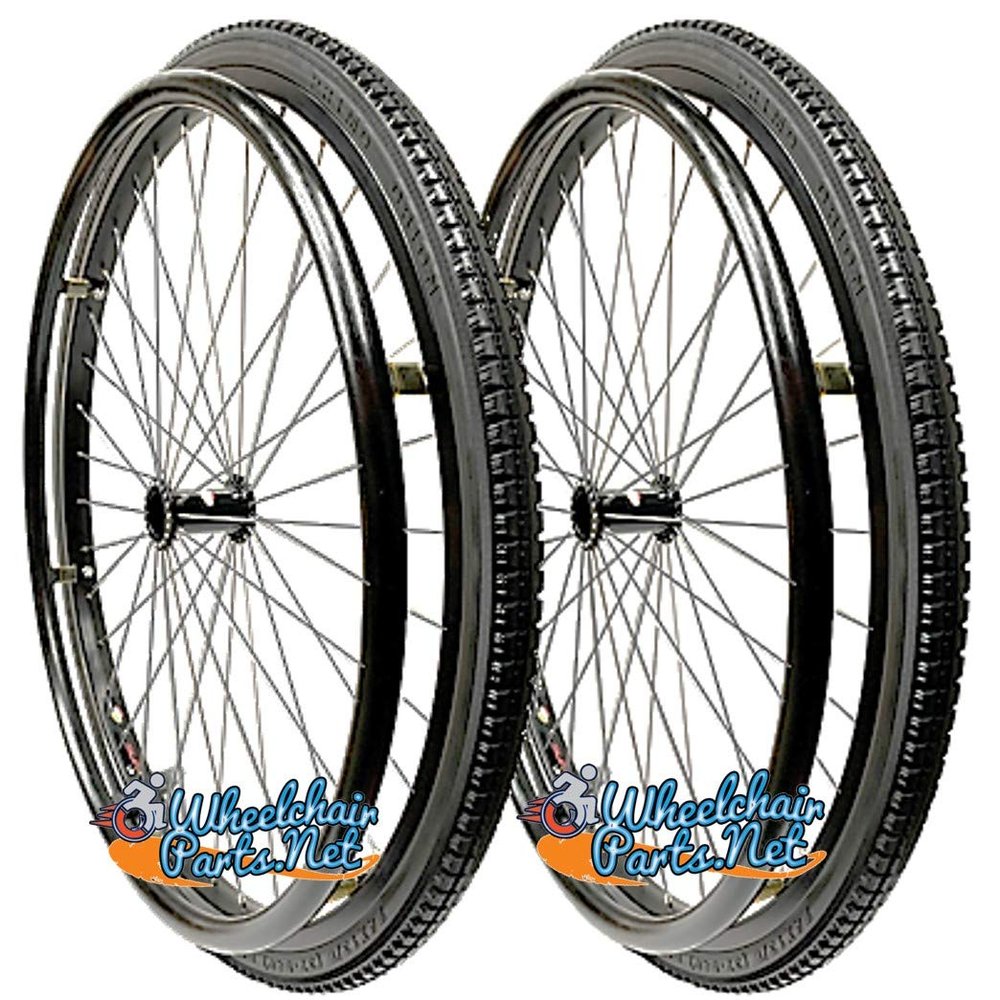 24" (540mm) Sun L20 Wheel With Pneumatic Tires in Grey or Black Color (24" Wheel With BLACK Street Tire)