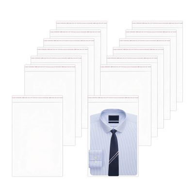 12" x 18" Clear Resealable Cellophane Bags 200pcs Self Adhesive Seal Bags Plastic Poly Cello Bags 1 Mil for Apparel Clothing T-Shirt Packaging Gifts (18 Sizes to choose from)