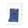 200pcs Self Sealing OPP Poly Bags 14" x 20" Clear Resealable Cello Bags Plastic Cellophane Bags 1Mil for Apparel Clothing T-Shirt Gifts (18 Sizes to choose from) view 2