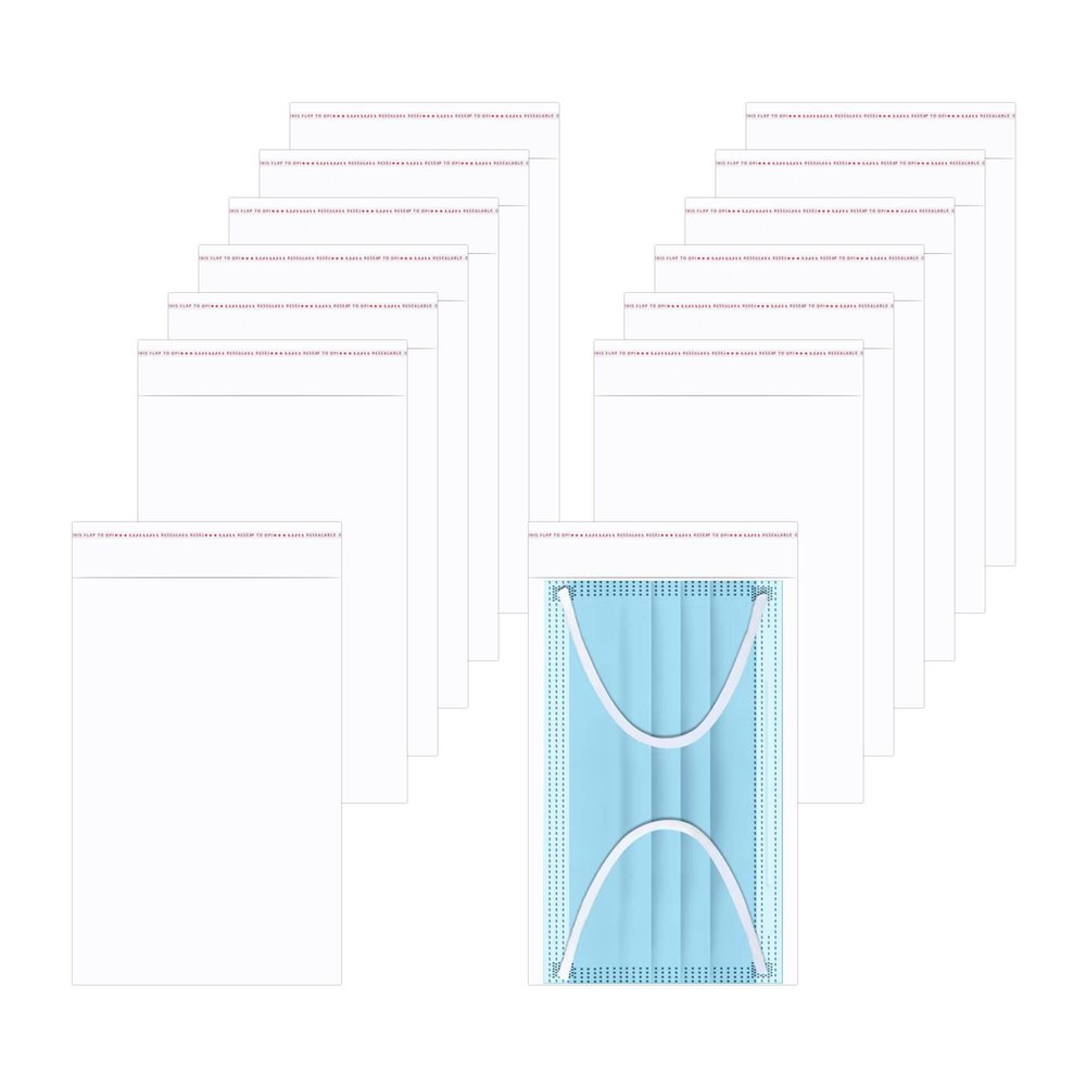 5" x 7" Clear Resealable Cellophane Bags 200pcs Self Adhesive Cello Bags Self Sealing OPP Plastic Bags 1 Mil for Cookies Decorative Wrappers Bakery Party (18 Sizes to choose from)