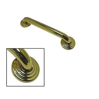 18 Inch Restoration Decor Grab Bar - Polished Brass