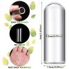 10 Pieces Glass Straw Tips Cover Reusable Drinking Straw Tips Cap Clear Lids(15 mm) view 2