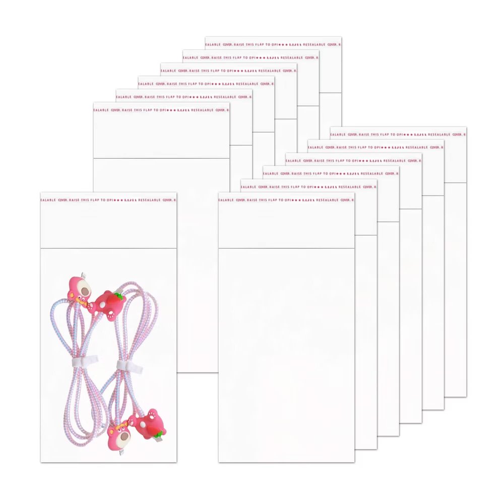 KnR Harmony Resealable Adhesive Cello Bags 3x5 300pcs Small Clear Cellophane Bags Self Sealing for Candy Jewelry Necklaces Snacks Nuts Gift Packaging 9 Sizes to Choose from