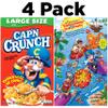 Cap'n Crunch Cereal, Original, 18 oz Large Size Boxes (4 Pack) view 3