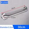 Bathroom Handrail Bathroom Handrail Stainless Steel Bathroom Grab Bars for Elderly Disabled Bathtub Shower Safety Wall Mounted Towel Bar Bathroom Grab Bars (Color : Brushed 30cm) view 2