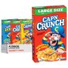 Cap'n Crunch Cereal, 3 Flavor Variety Pack, Large Size Boxes, (4 Pack) view 1