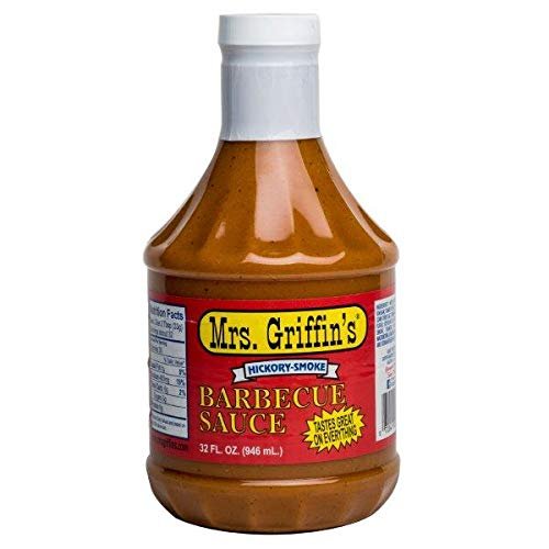 12 pack of Mrs. Griffins 32 oz. Hickory BBQ Sauce