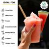 Holy City Straw Co. Reed Stem Straws | Tall | 1500ct. | 7-9mm diameter | Similar to Bamboo |100% Plant-Based, Certified Compostable | Great for Smoothies, Milkshakes, Frozen & Signature Cocktails view 2