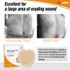 Carbou Silicone Sacrum Foam Dressing, 9''x9''(23cm x23cm) Bordered Adhesive Sacral Foam Dressing,Soft Bed Sore Bandages,Wound Care Products,Box of 5 Dressings view 2