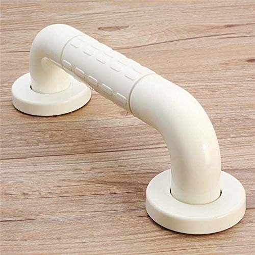 Bathroom Handrail Multifunctional Stainless Steel Bathroom Toilet Stairs Barrier-Free Disabled Elderly Safety Skid Railing Bathroom Grab Bars (Color : White, Grab Bar Size : 30mm)