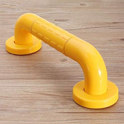 Bathroom Handrail Multifunctional Stainless Steel Bathroom Toilet Stairs Barrier-Free Disabled Elderly Safety Skid Railing Bathroom Grab Bars (Color : Yellow, Grab Bar Size : 30mm)