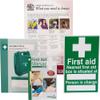 Safety First Aid HSE Compliance Pack with HSE Law Poster, Accident Book, First Aid Manual and Sign view 1