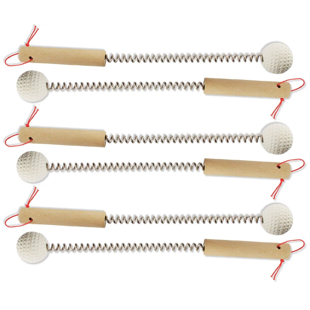 BambooMN 12.5 Inch Bamboo Wooden Metal Bongers for Stress Relief, 6 Pieces