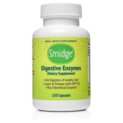 Smidge Digestive Enzymes Comfy Digestion Lipase & Protease 120 Capsules