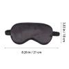 1set Imitation Silk Sleeping Mask Set Eye Cover with Headband Storage Bag Lightproof Eye Mask for Travel Home Use Comfortable Elegant Design for Women view 4