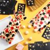 Sumind 100 Pieces Casino Party Cellophane Treat Bags, Black Red Las Vegas Poker Plastic Candy Goodie Bags with 100 Silver Twist Ties for Casino Themed Poker Birthday Party Supplies view 4