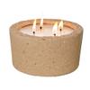 Hillhouse Naturals Eucalyptus Mint Outdoor Candle in Hypertufa Pot - Outdoor Candle for Tranquil Evenings - 32oz. (Eucalyptus Mint). Burn time 100+ Hours. Made in The USA view 3