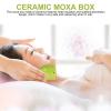 1 Set Ceramic Moxibustion Can Moxibustion Tank Ceramic Pot Moxa Cup Tin view 2