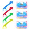 Ecovona - Tooth Floss Picks for Kids - 3 Pack (120 Count) - Toddler & Kid Safe Dental Floss Picks for The Whole Family - Advanced Design to Help Teach Dental & Oral Hygiene & Prevent Tooth Decay view 1
