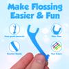 Ecovona - Tooth Floss Picks for Kids - 3 Pack (120 Count) - Toddler & Kid Safe Dental Floss Picks for The Whole Family - Advanced Design to Help Teach Dental & Oral Hygiene & Prevent Tooth Decay view 4