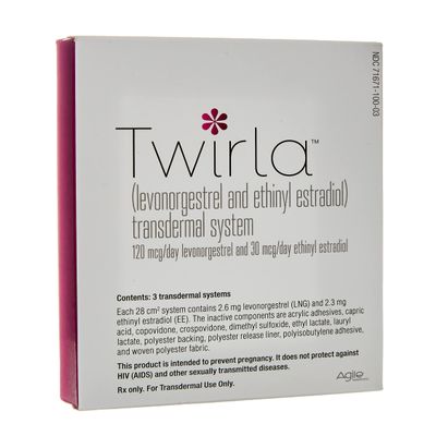 Twirla 3 Count Weekly Transdermal System (Brand for Ethinyl Estradiol / Levonorgestrel, Pack)