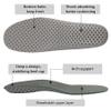 Knixmax Men's Sport Shoe Insoles, Comfort Thin Cushioning Orthotic Sneaker Inserts for Man, Breathable Running Innersoles Replacement Boot Liners Grey EU 44 view 2