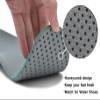 Knixmax Men's Sport Shoe Insoles, Comfort Thin Cushioning Orthotic Sneaker Inserts for Man, Breathable Running Innersoles Replacement Boot Liners Grey EU 44 view 3