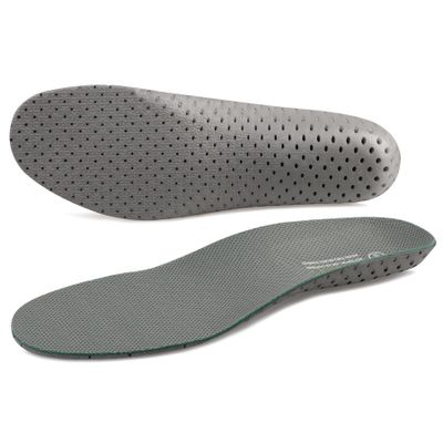 Knixmax Women's Sport Shoe Insoles, Comfort Thin Cushioning Orthotic Sneaker Inserts for Woman, Breathable Running Innersoles Replacement Boot Liners Grey EU 39