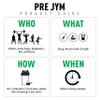 JYM Supplement Science Pre JYM Strawberry Kiwi Pre Workout Powder - BCAAs, Nootropics, Creatine HCI, Citrulline, Beta-Alanine, Betaine, Taurine, Huperzine 30 Servings view 4
