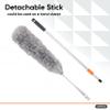 Superio Hand Cleaning Duster with Extendable Aluminum Detachable Telescopic Handle Great for Household Cleaning view 3