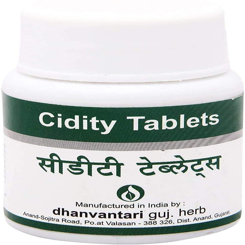Dhanvantari Cidity 500 Tablets (Useful in ayurvedic Treatment)