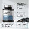 Horbach L Methylfolate 15000 mcg | 120 Capsules | 15mg Methyl Folate | 5-MTHF | Non-GMO, Gluten Free Supplement view 3