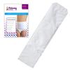 BABY BLOWOUT BLOCKER Pediatric Ostomy Wrap Mild Compression Band - White, Waist Size 18 - 21 Inches | Compression Waist Wrap Bandage Support Belt to Prevent Ostomy Leaks and Secure G Tube and Feeding Tube (OWWT,Size 1) view 2