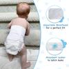 BABY BLOWOUT BLOCKER Pediatric Ostomy Wrap Mild Compression Band - White, Waist Size 18 - 21 Inches | Compression Waist Wrap Bandage Support Belt to Prevent Ostomy Leaks and Secure G Tube and Feeding Tube (OWWT,Size 1) view 4