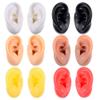 CHUANCI Soft Silicone Ear Model for Hearing aid 1:1 Human Ear Ear Model Simulation Display Props Teaching Tools Jewelry Display Earrings (1PC Flesh Left) view 1