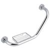 Bathroom Handrail Stainless Steel Bathroom Grab Bar Soap Shelves Bathtub Arm Safety Handle Bath Shower Tub for Elderly Safety Bathroom Grab Bars view 1