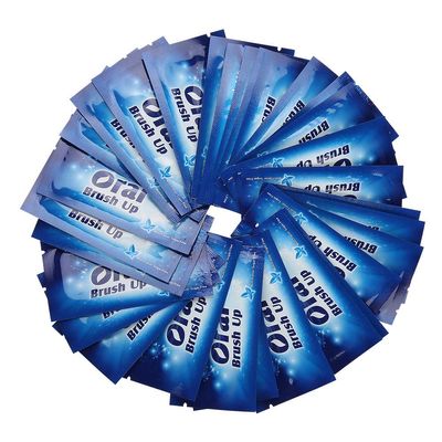 50Pcs Finger Teeth Wipes, Floss Wipe Cloth Tooth Cleaning Tool for Oral Deep Cleaning Teeth Whitener Strips Finger Toothbrush Oral Finger Wipes Removing Teeth