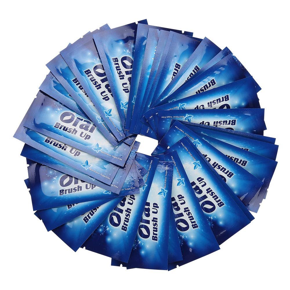 50Pcs Finger Teeth Wipes, Floss Wipe Cloth Tooth Cleaning Tool for Oral Deep Cleaning Teeth Whitener Strips Finger Toothbrush Oral Finger Wipes Removing Teeth