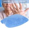 Finger Separator, Anti Stick Hand Finger Aid Protector Bedridden Elderly Care Pad Blue Finger Grips Hand Contracture Cushions with Elastic Band Hand Wrist Braces Ergonomic Supports view 4