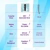 AEVEONE Personal Massager - Handheld Wand Feature, Quiet & Waterproof - 20 Speeds 8 Patterns Cordless Vibrating for Neck, Back Pain, Tension Relief & Sports Recovery-Black view 3
