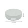 FEILIBAY 2 Pack Marble Contact Lens Case All-in-One Travel Contact container Soak Storage Kit(Silver) view 2
