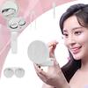 FEILIBAY 2 Pack Marble Contact Lens Case All-in-One Travel Contact container Soak Storage Kit(Silver) view 3