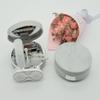 FEILIBAY 2 Pack Marble Contact Lens Case All-in-One Travel Contact container Soak Storage Kit(Silver) view 4