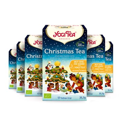 6 x Yogi Tea Organic Christmas Tea 37g