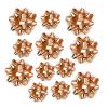 WRAPAHOLIC Metallic Rose Gold Gift Bow Assortment (12 Bows) for Birthday, Wedding, Christmas, Baby Shower, Bridal Showers view 1