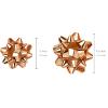 WRAPAHOLIC Metallic Rose Gold Gift Bow Assortment (12 Bows) for Birthday, Wedding, Christmas, Baby Shower, Bridal Showers view 2