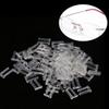3 Types 100pcs New Plastic Compression Sleeves, Rimless Frames Sleeves Repair KitsEyeglasses view 1